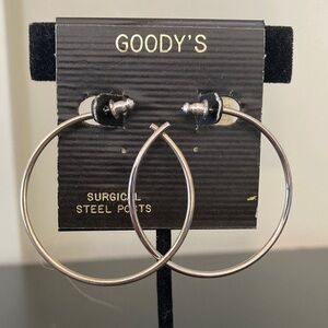 Silver Hoop Earrings - Sleek Everyday Hoops